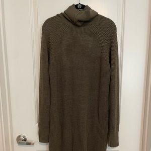 Wilfred Free  / Aritzia Chunky Knit Turtle Neck Olive Sweater! Size Small